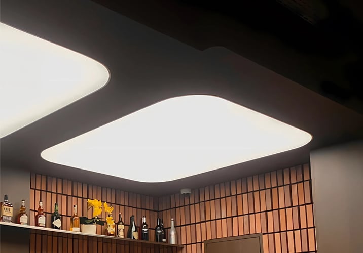 plafon stretch membrane ceiling Hule