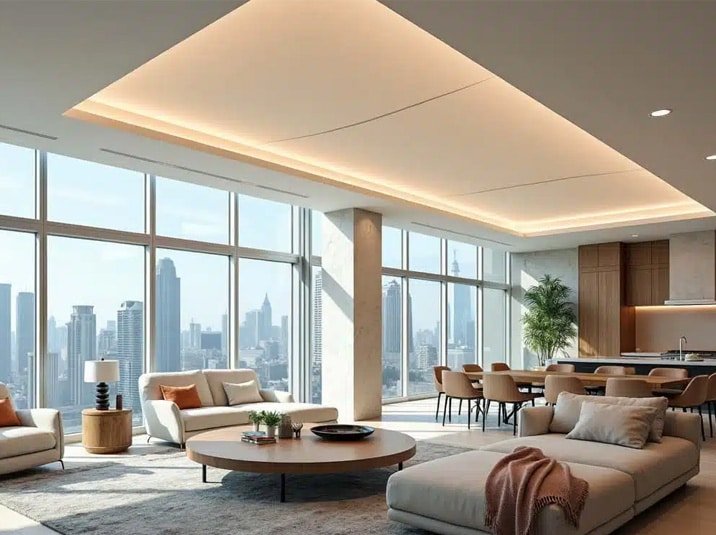 Stretch Ceiling Lighting